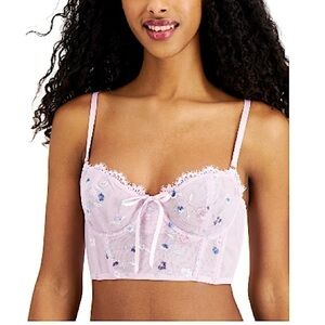 I.N.C. INTERNATIONAL CONCEPTS
Women's Lace Bustier,  XXL Floral vines